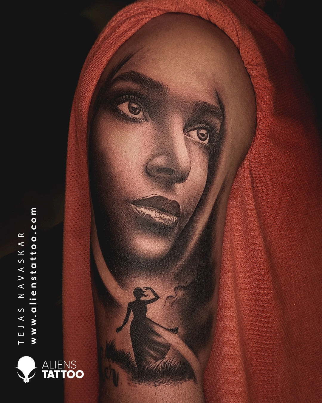 portrait realism tattoo