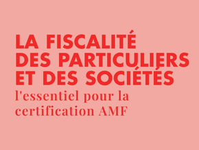 Illustration de l'article : fiscalité des particuliers et des sociétés, les notions clés pour la certification AMF