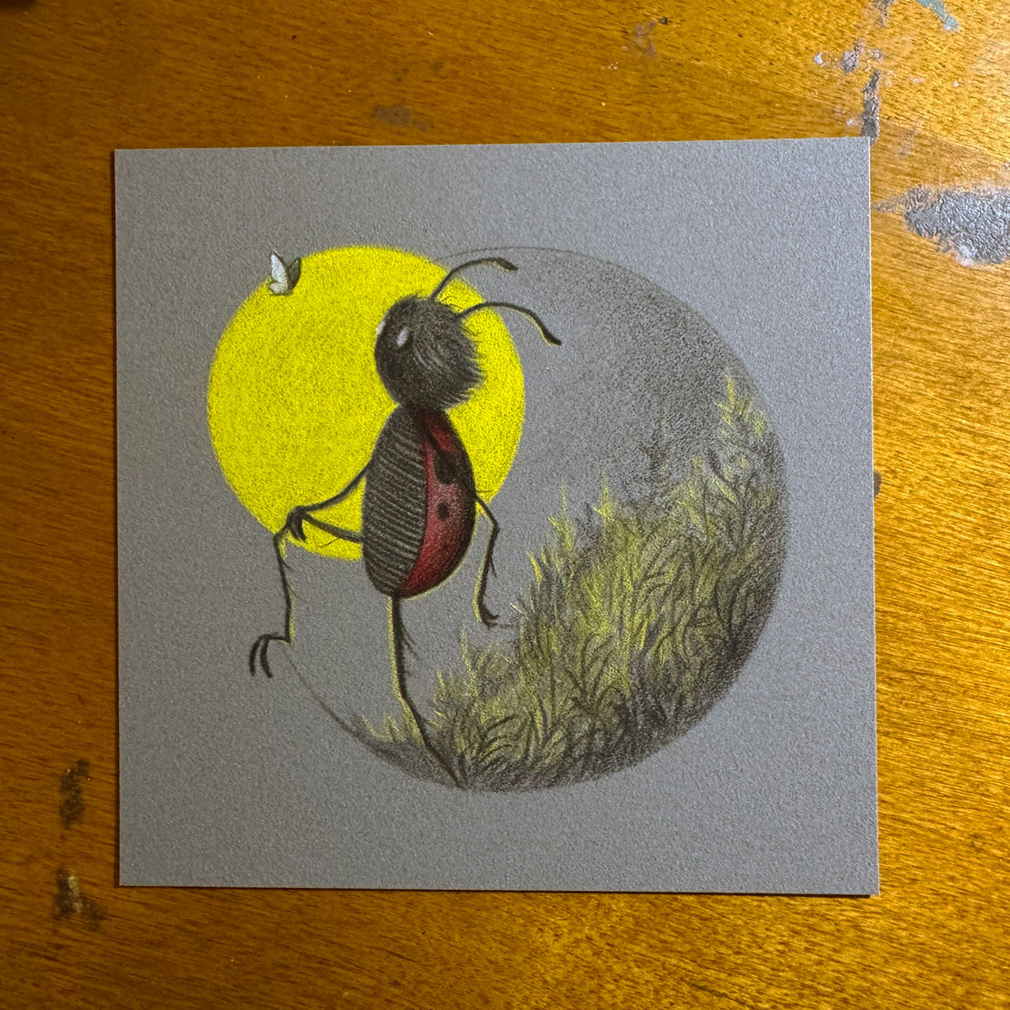 Field Note 017 - The Bright Side (Original Drawing)
