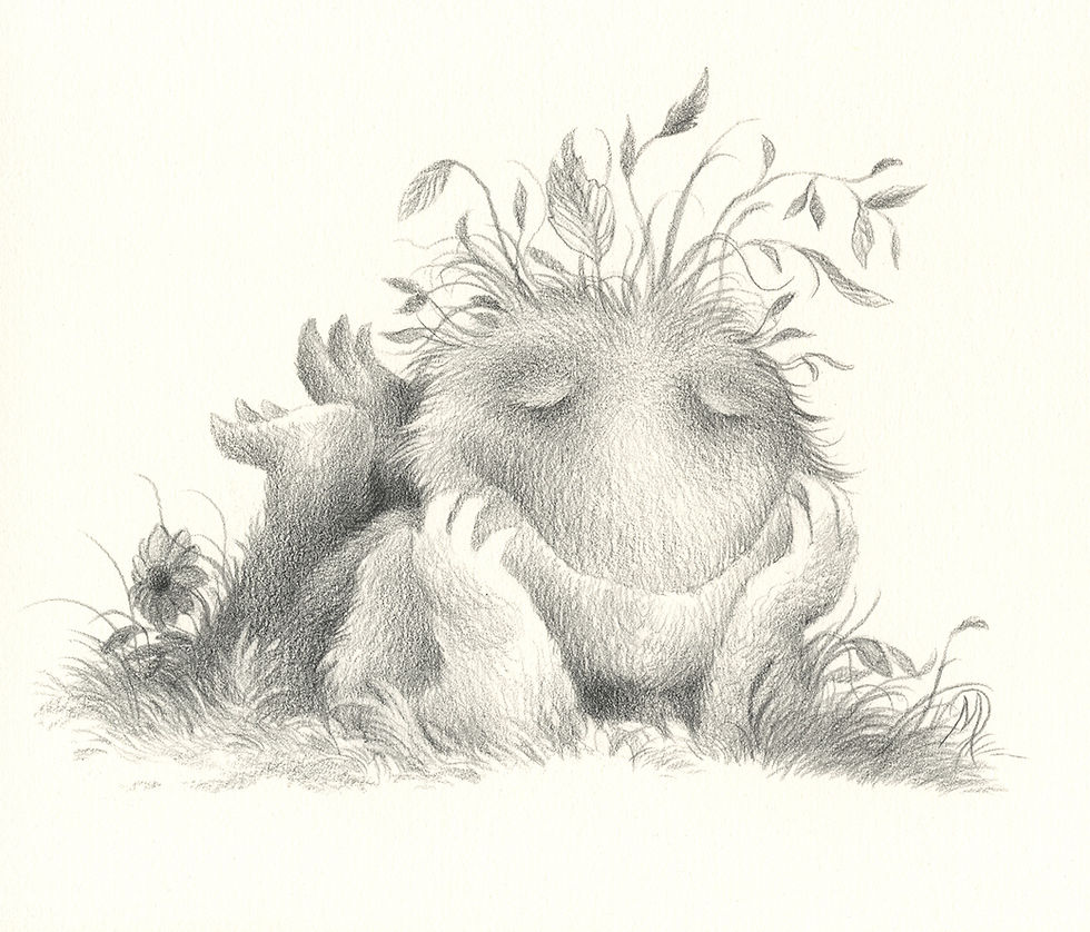 Thinking of You (Original Drawing)