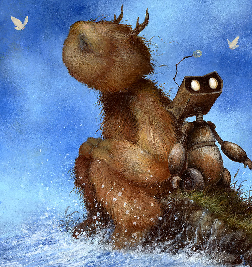 Thumbnail: Wherever We Go (Original Painting)