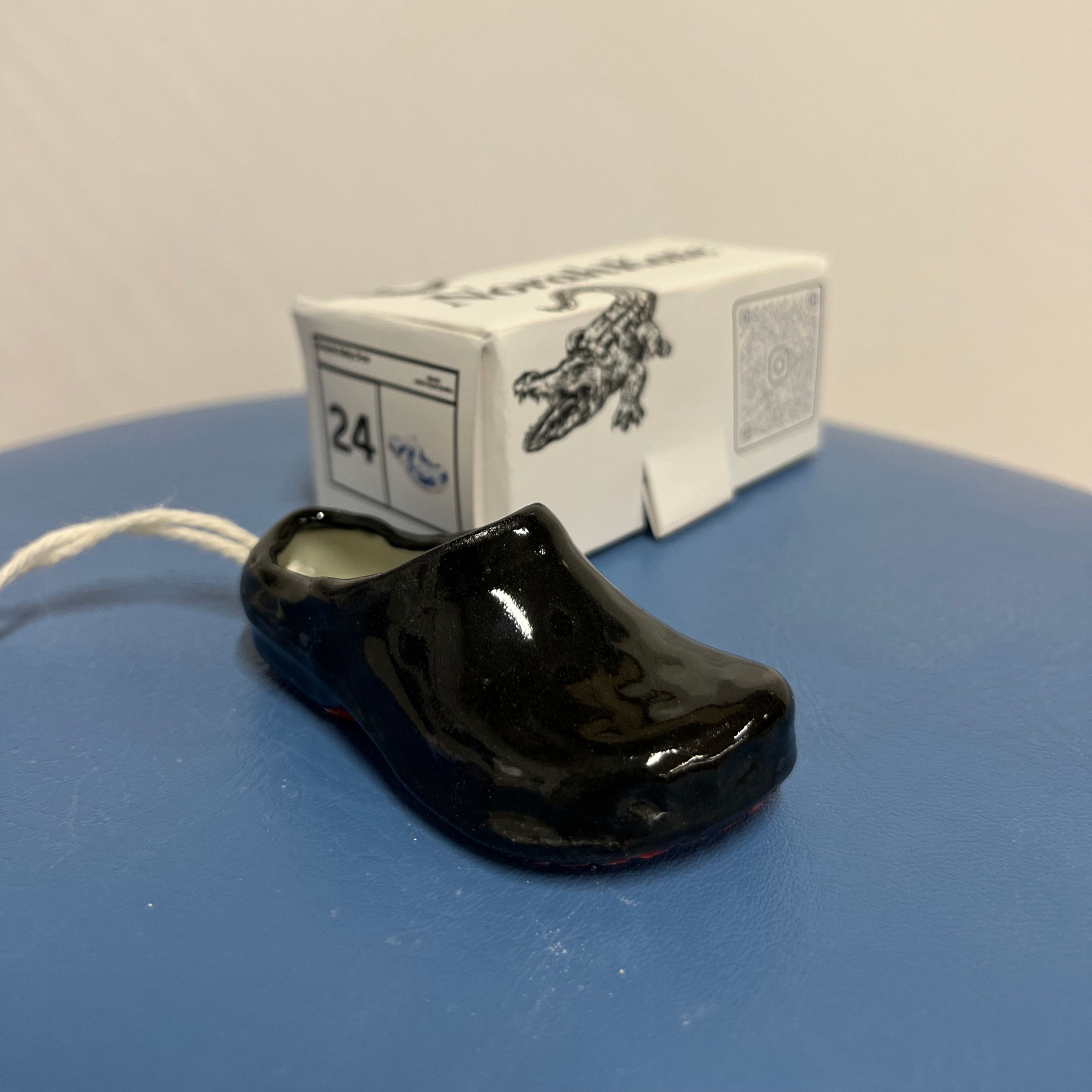 Shiny Red Bottom Baby Ornament