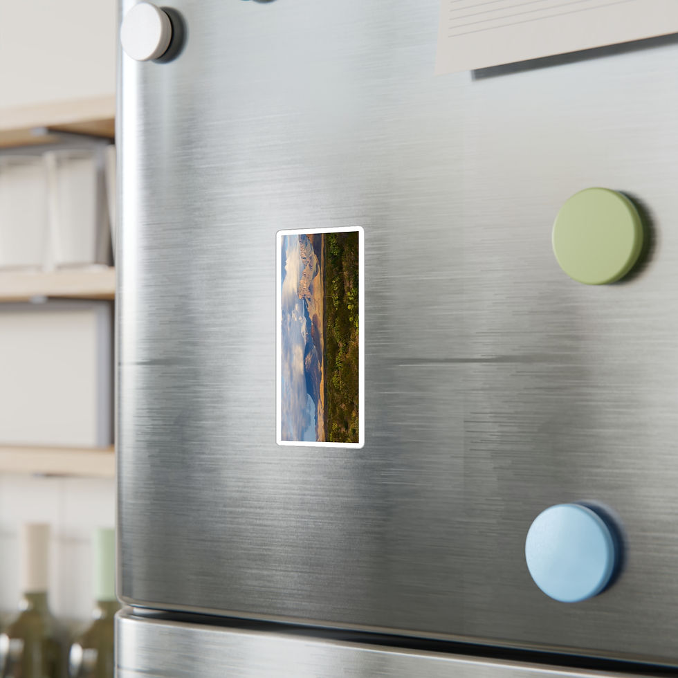 Thumbnail: Panoramic View of Cacti and Mountains, Kiss-Cut Vinyl Decals