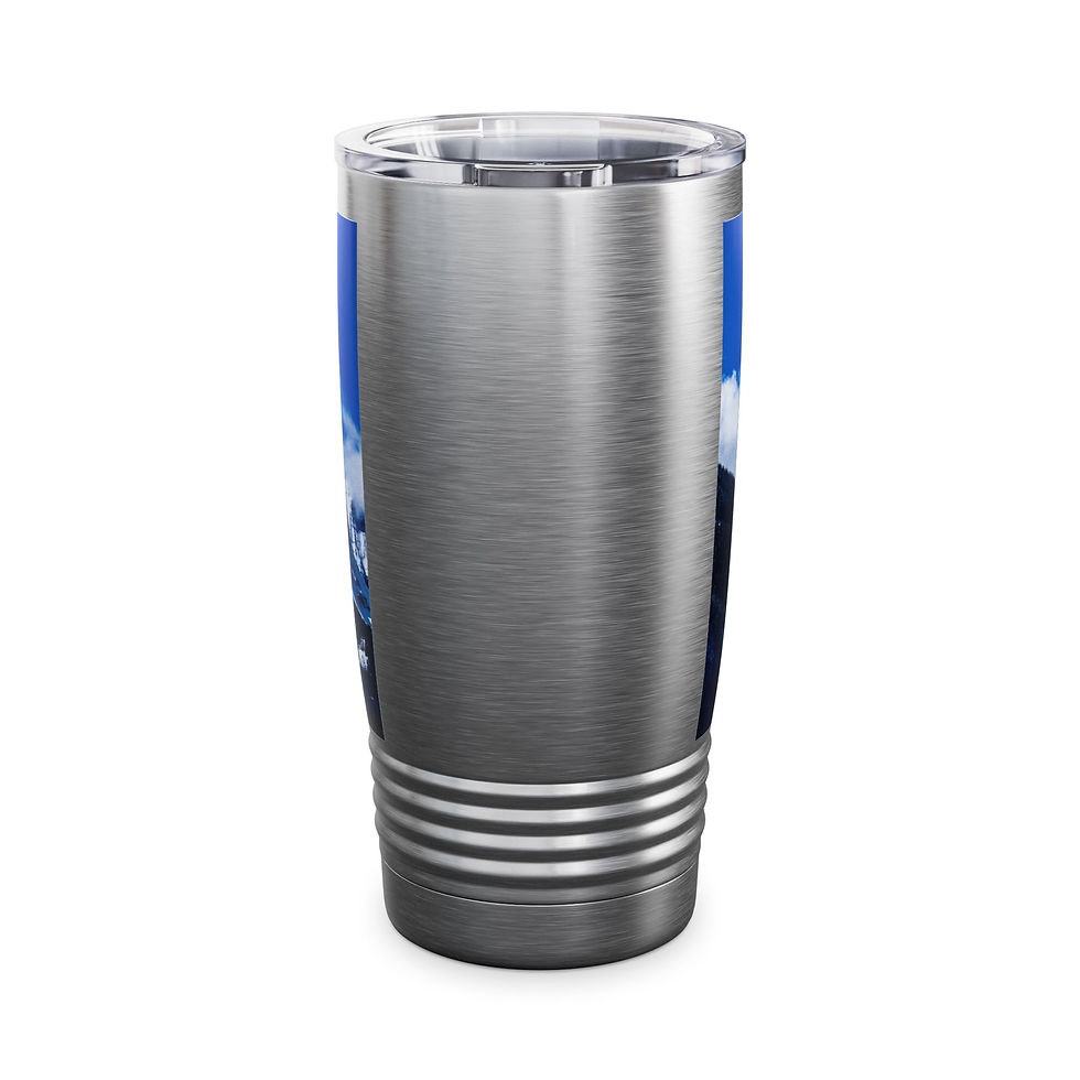 Thumbnail: Snowcapped Mountains, Ringneck Tumbler, 20oz