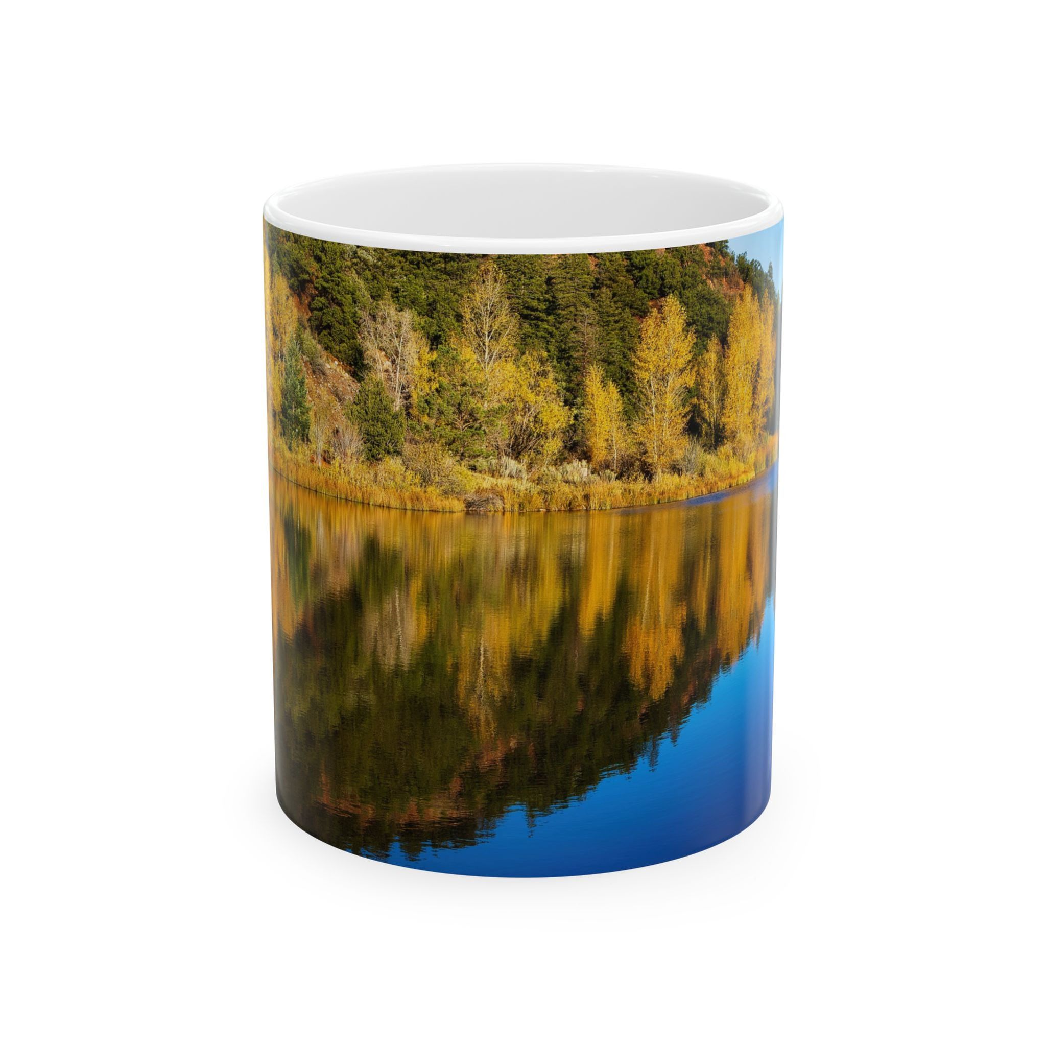 Fall Reflections, Ceramic Mug, (11oz or 15oz)
