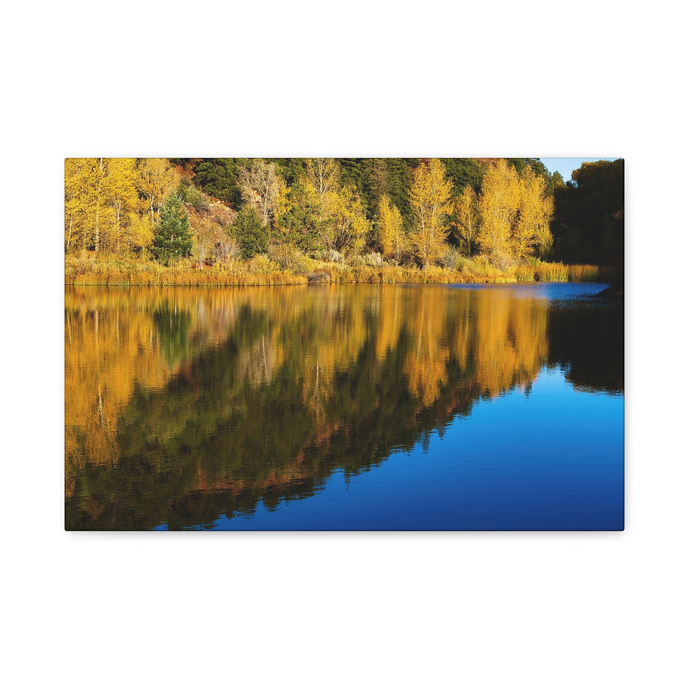 Thumbnail: Fall Reflections, Matte Canvas, Stretched, 1.25"