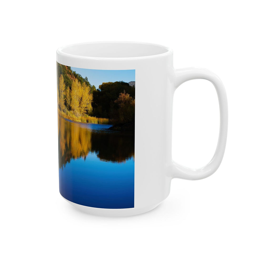 Thumbnail: Fall Reflections, Ceramic Mug, (11oz or 15oz)