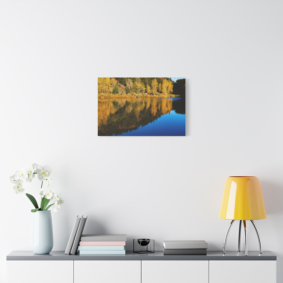 Thumbnail: Fall Reflections, Matte Canvas, Stretched, 1.25"