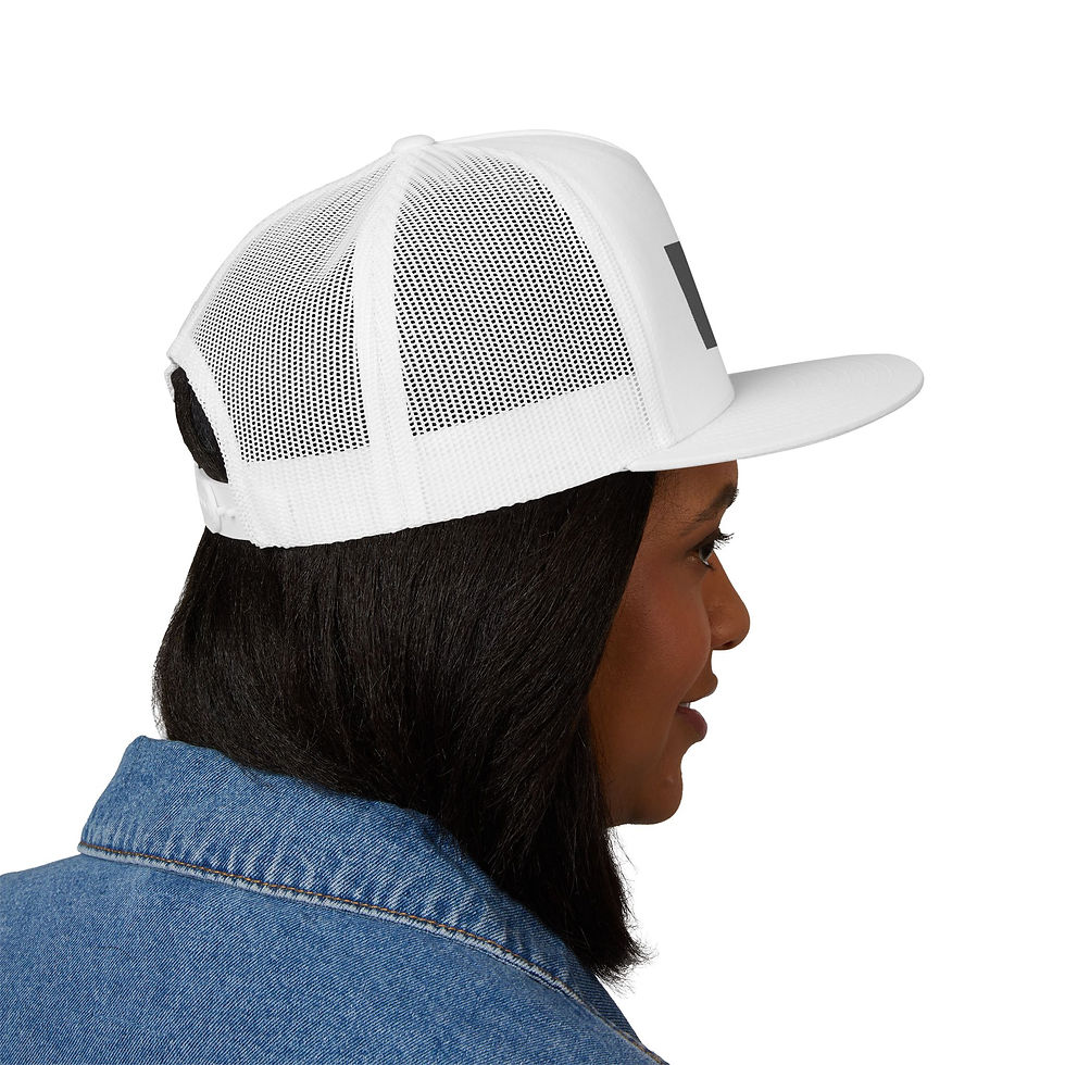 Thumbnail: 806 New Horizons Logo, 5 Panel Trucker Cap (Embroidery)