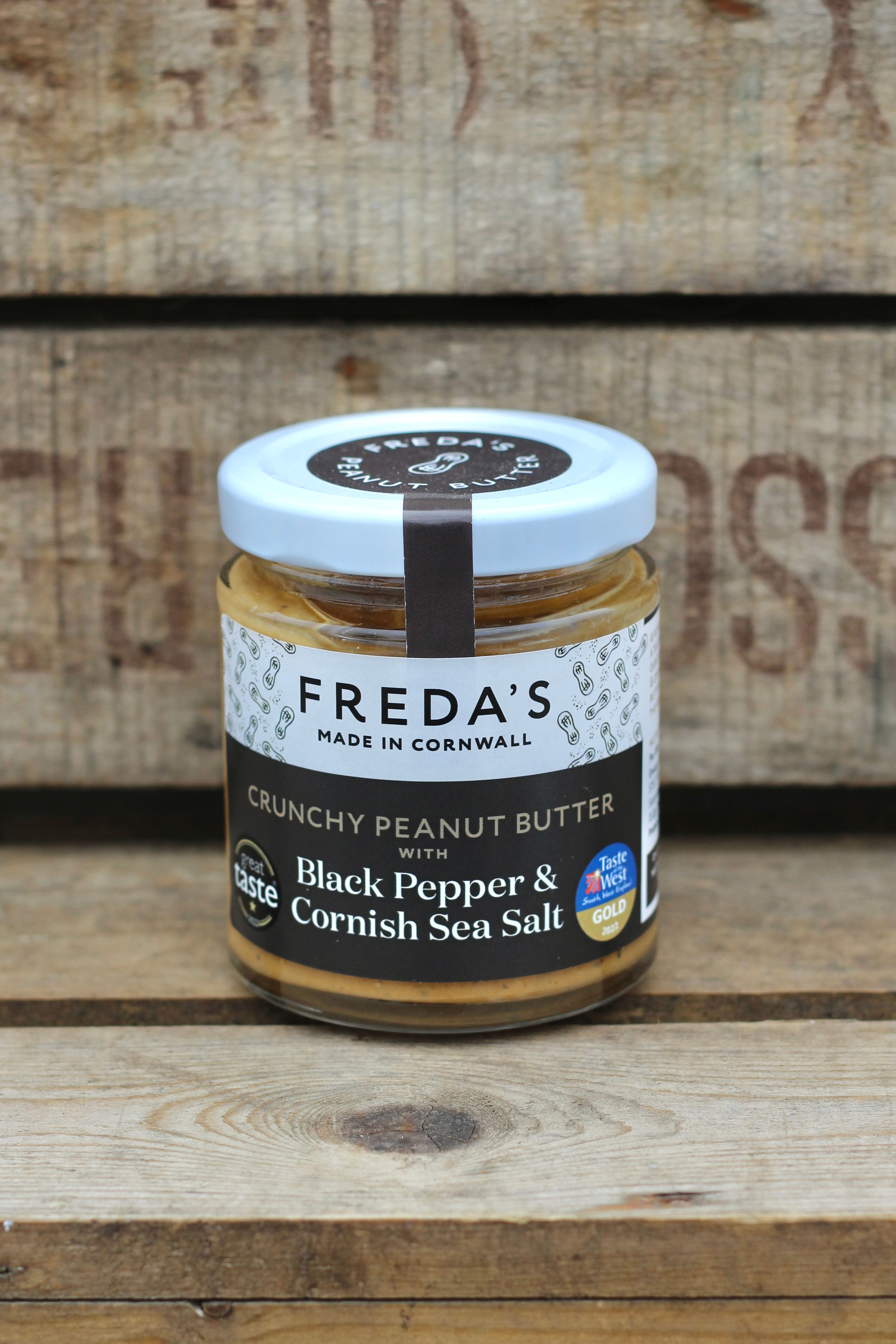 Freda’s Black Pepper & Cornish Sea Salt Peanut Butter