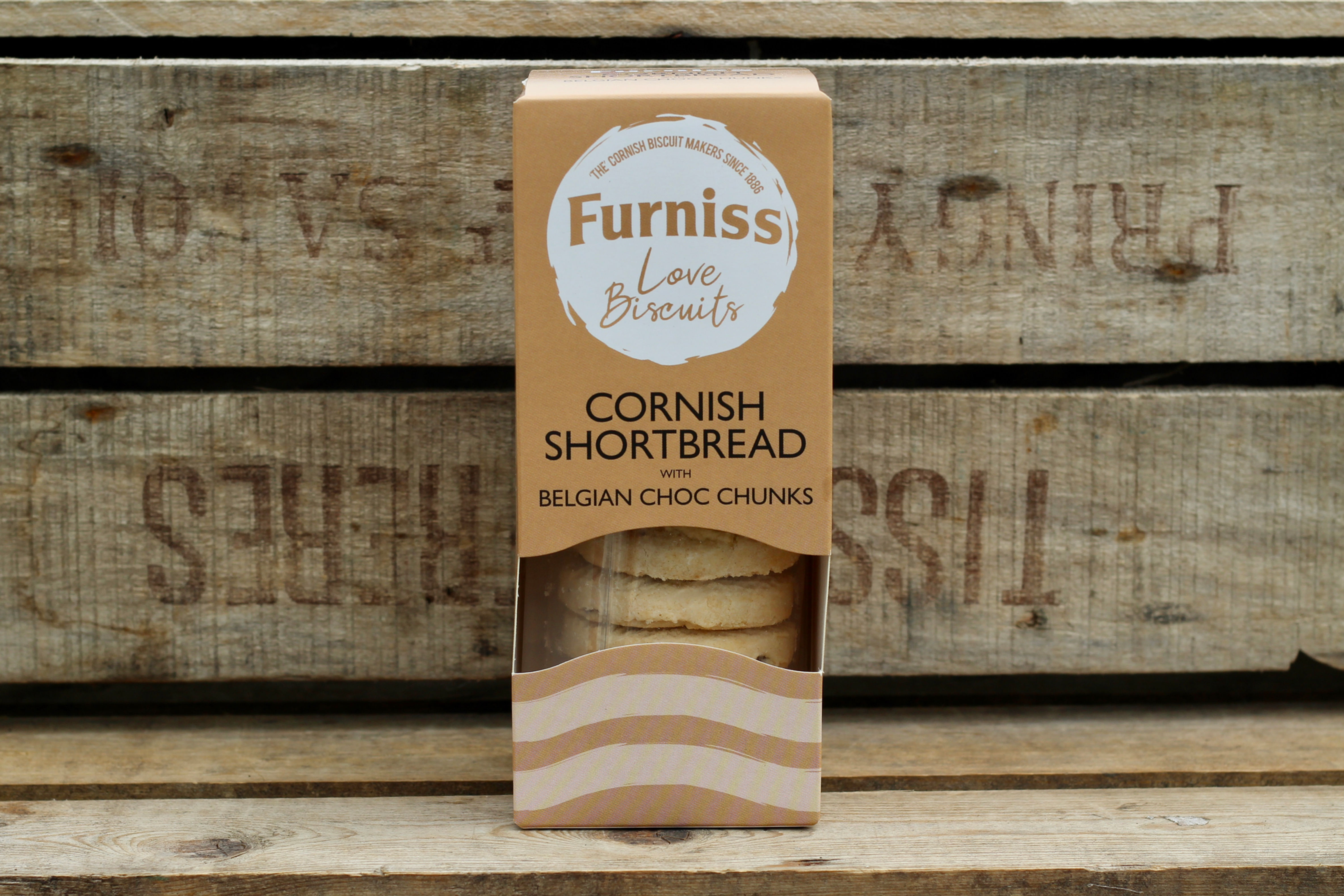 Furniss All Butter Shortbread with Belgian Choc Chunks
