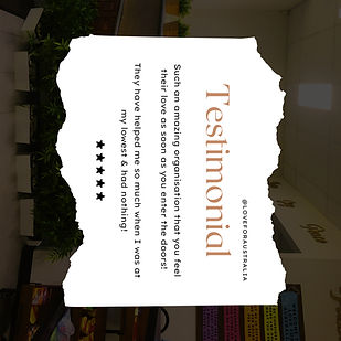 Kind customer testimonial