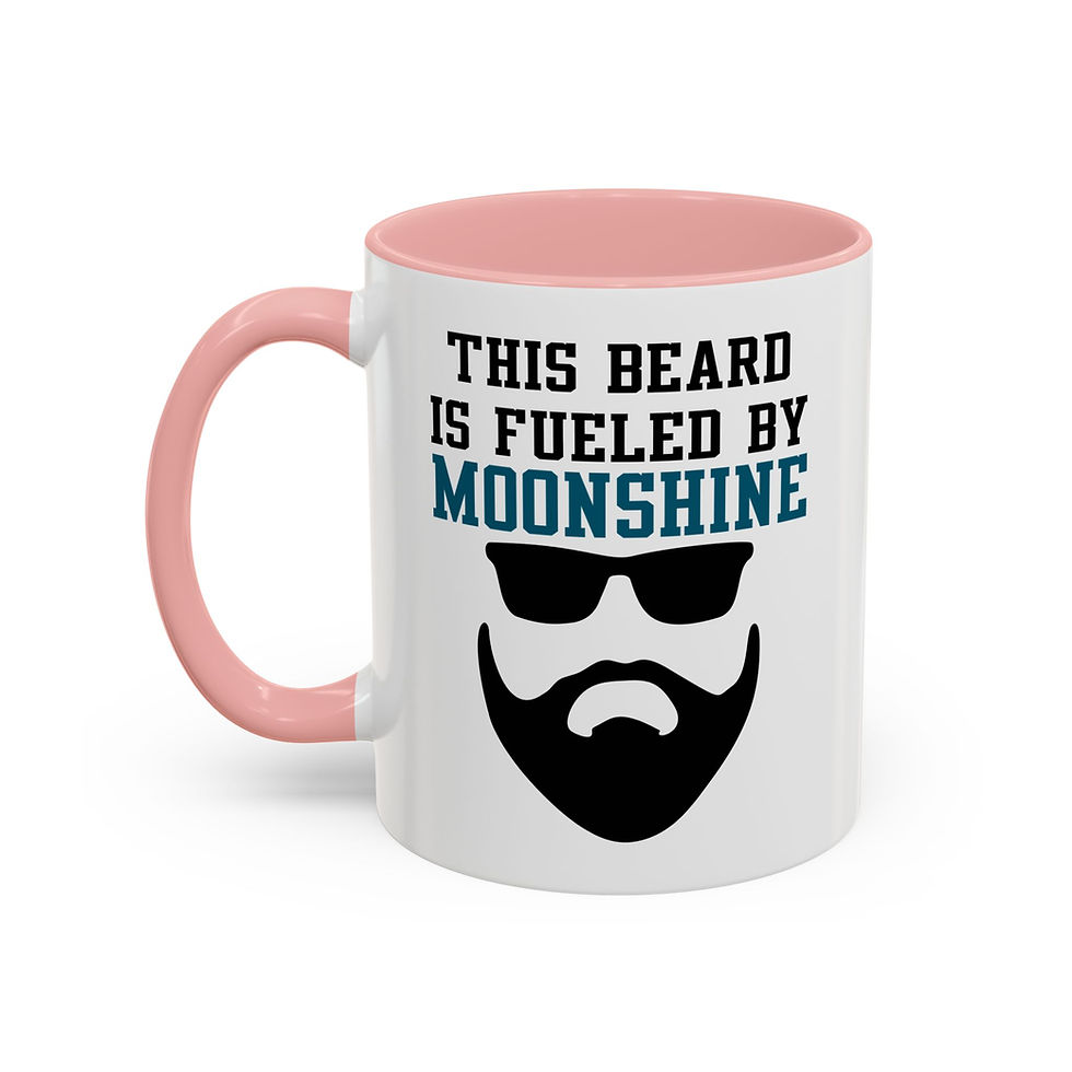 Thumbnail: Beard & Moonshine Mug – Sip with style and a hint of rustic charm!