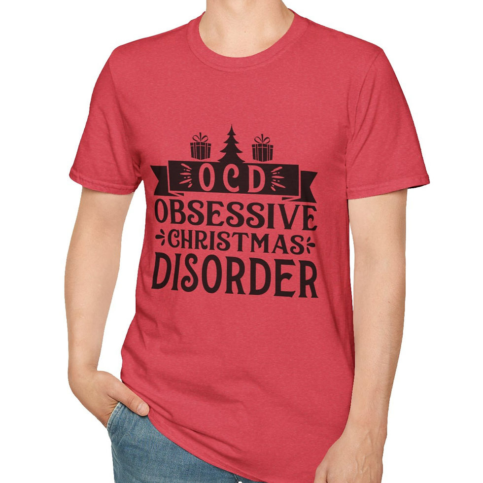 Christmas Shirt-Christmas Shirt Gift, Womans shirt, Christmas OCD shirt