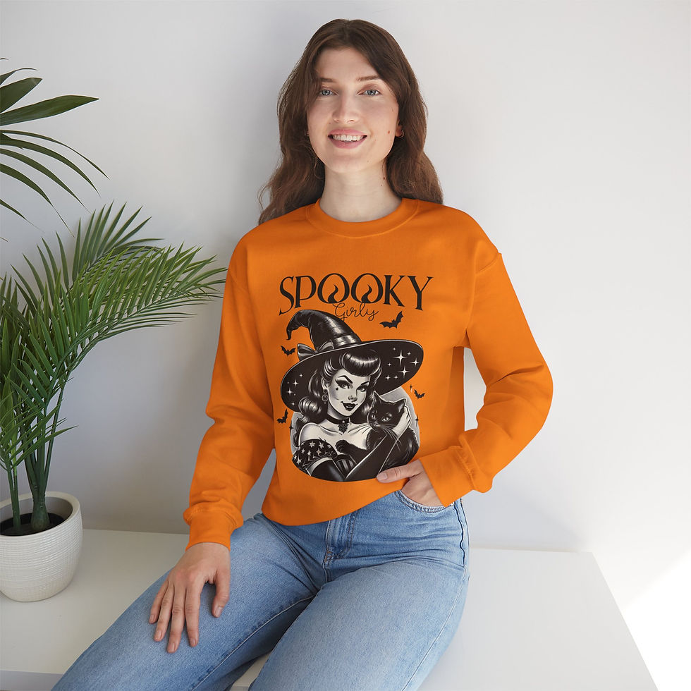 Thumbnail: Halloween Sweatshirt , Halloween gift, Halloween sweatshirt, Womens sweatshirt