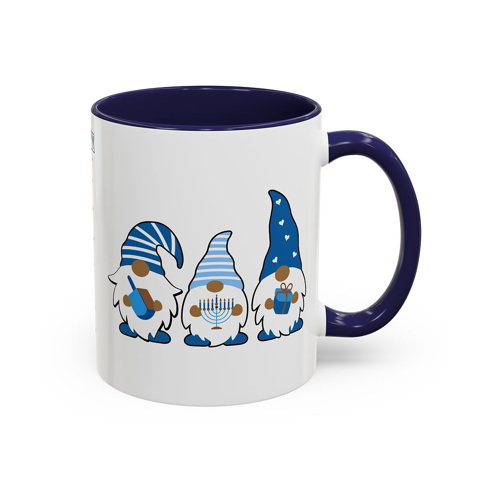 Thumbnail: Hanukkah Coffee Mug (11 oz. 15oz.)-Hanukkah Mug,Happy Hanukkah mug,Hanukkah gift