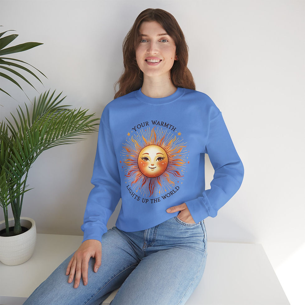 Thumbnail: Celestial Moon and Sun Sweatshirt