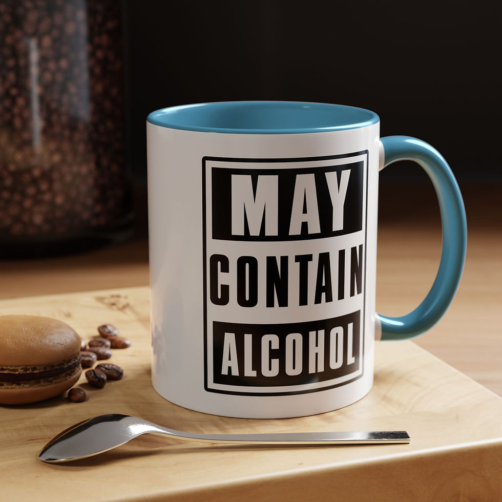 Thumbnail: May Contain Alcohol Mug – Sip with humor and a dash of mischief!