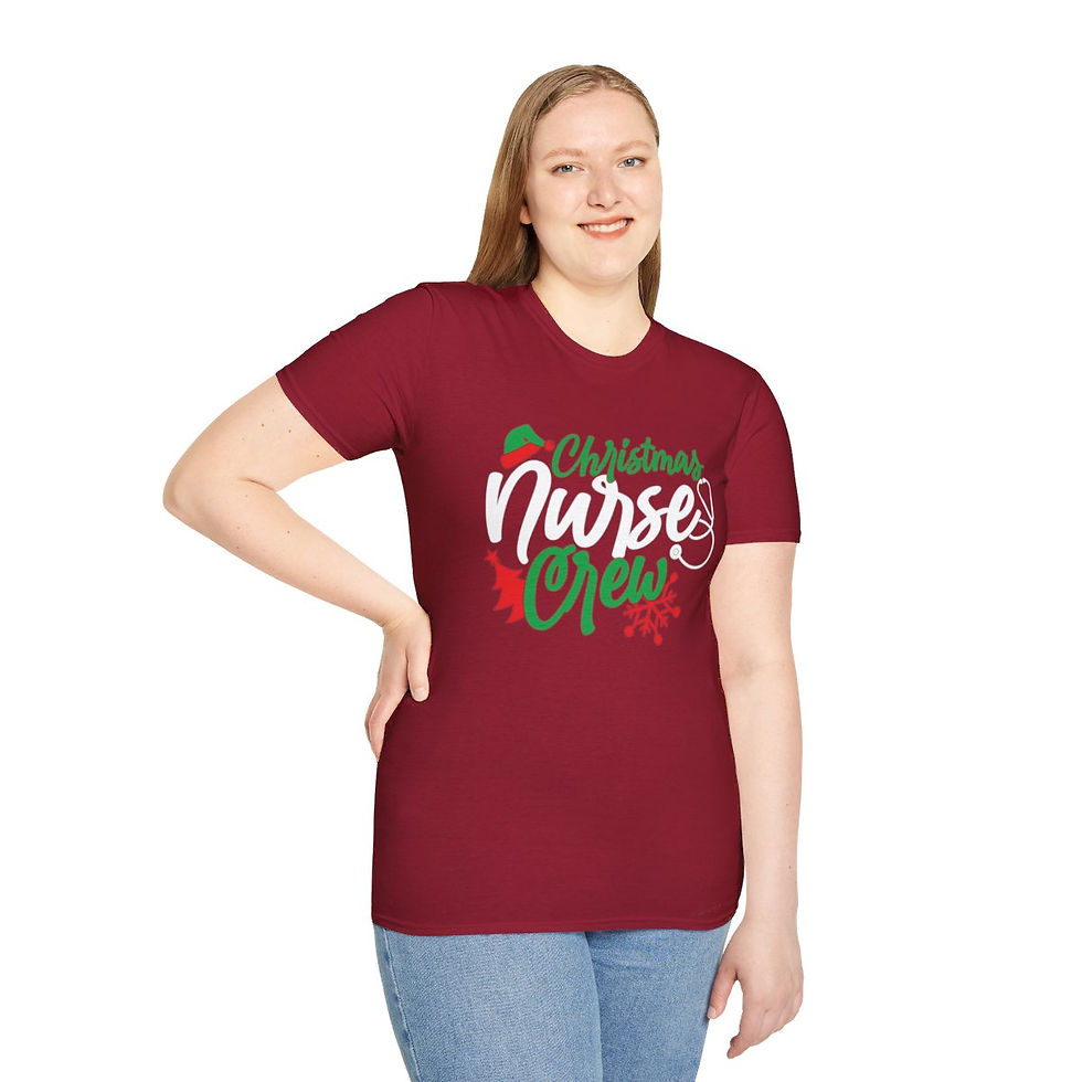Thumbnail: Christmas Shirt-Christmas Shirt Gift, Womans shirt, Christmas Nurse Crew shirt