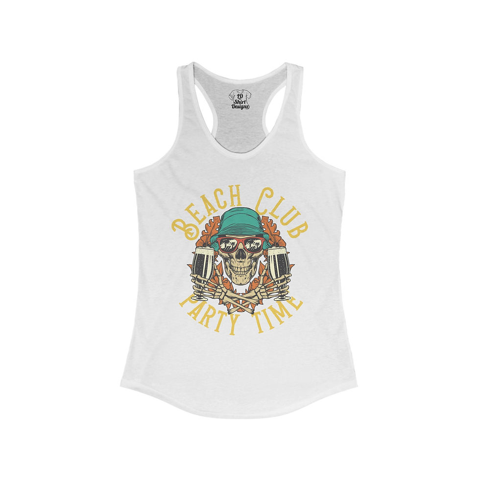 Thumbnail: Summer Beach Tank Top-Summer Tank Top, Women's Tank Top, Sand Waves and Sun