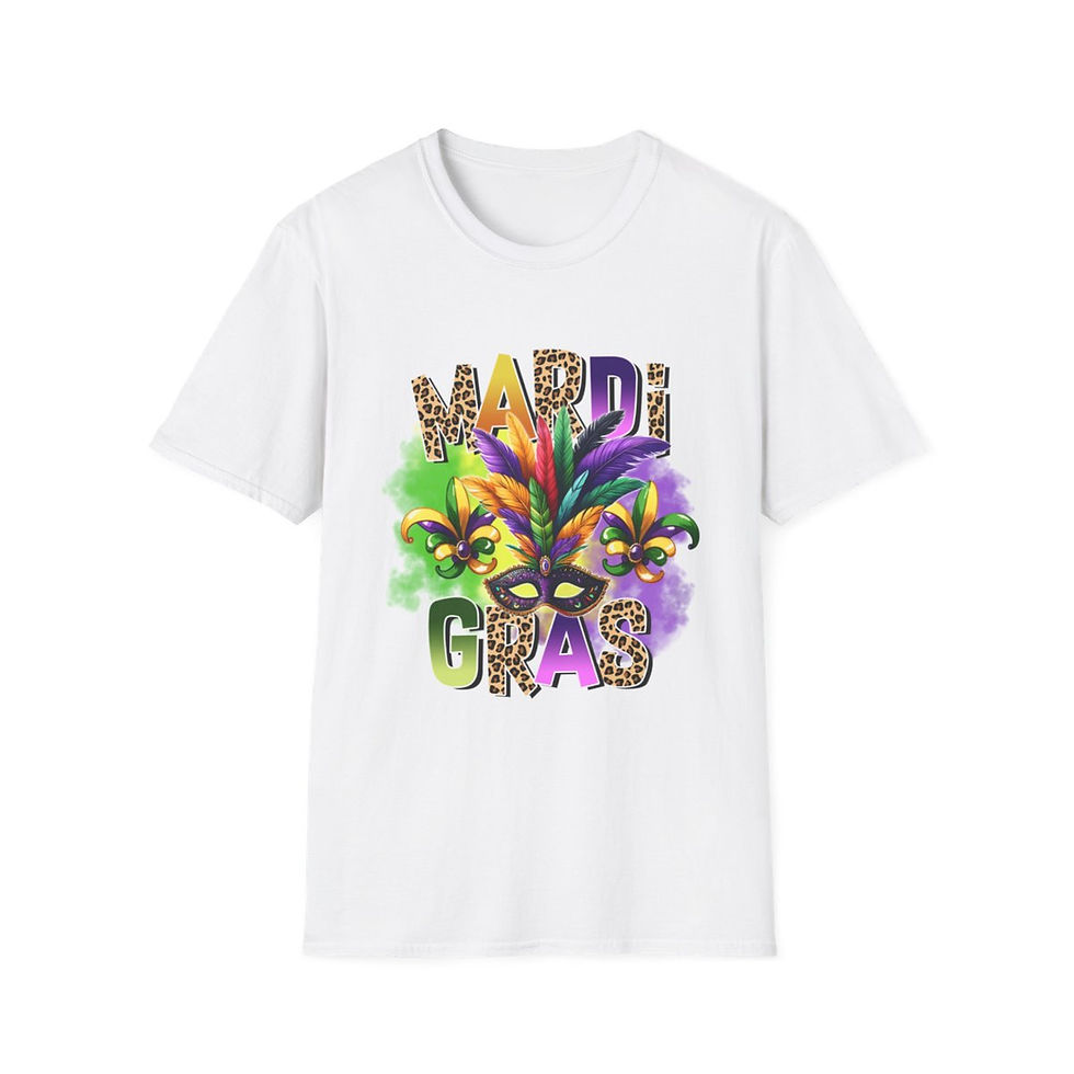 Thumbnail: Mardi Gras T-Shirt-Mardi Gras party, Mardi Gras vacay, Mardi Gras women t-shirt