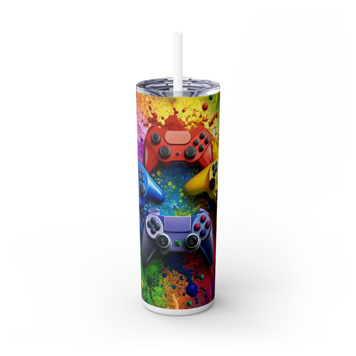 Gamers Life 20oz.Tumbler with Straw-Gamer Tumbler,Gamer gift,Gamers life tumbler