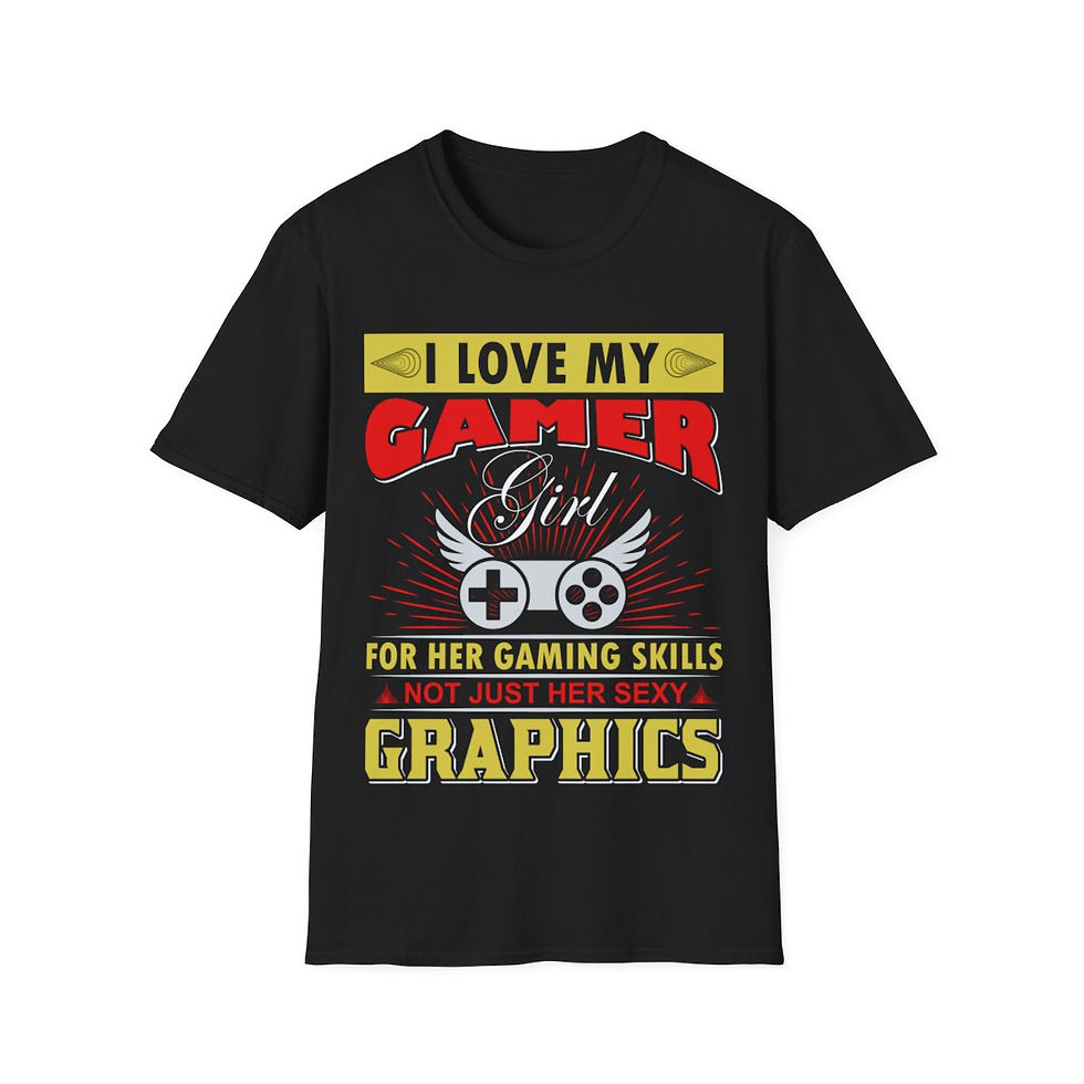Thumbnail: Gamer T-Shirt, I Love My Gamer Girl, Gaming Shirt, Gamer Gift, Mom Gamer Gift