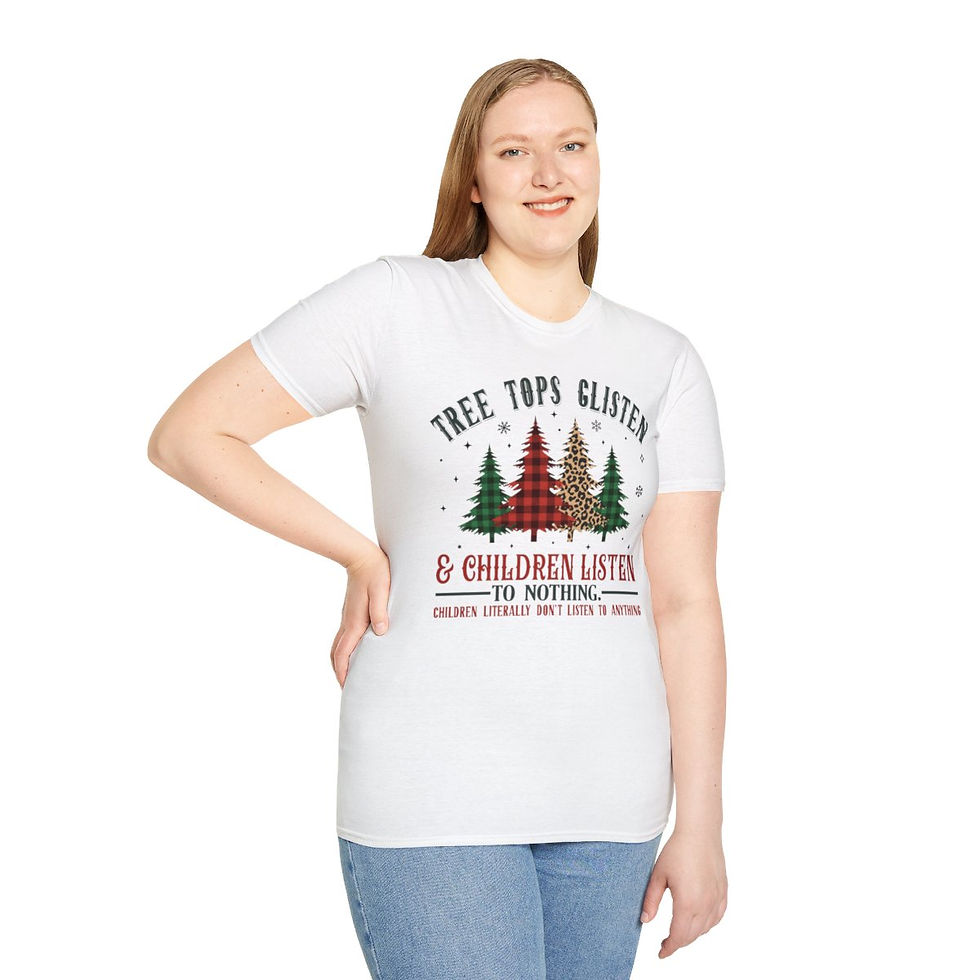 Thumbnail: Christmas Shirt-Christmas Shirt Gift, Womans shirt, Christmas tree shirt
