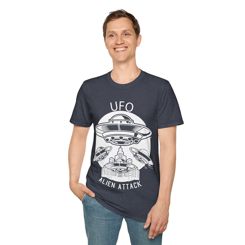 Thumbnail: UFO T-Shirt, Flying Saucers, UFO Abduction shirt, UFO Gift, Alien Shirt, Space
