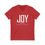Thumbnail: Joy V-Neck Christian Tee - Blessed Spiritual Apparel Shirt
