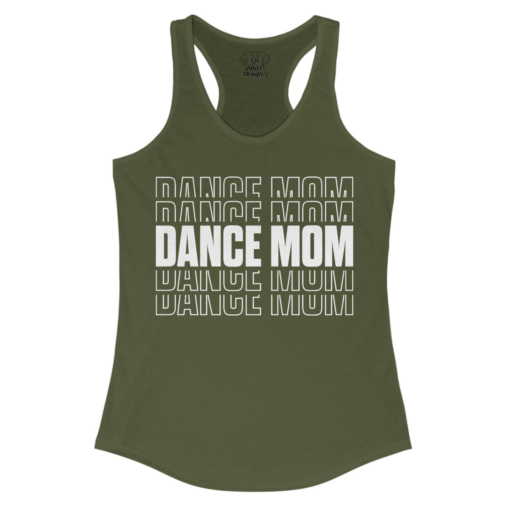 Dance Racerback Tank Top for Women-Dance Lover, Dance Mom