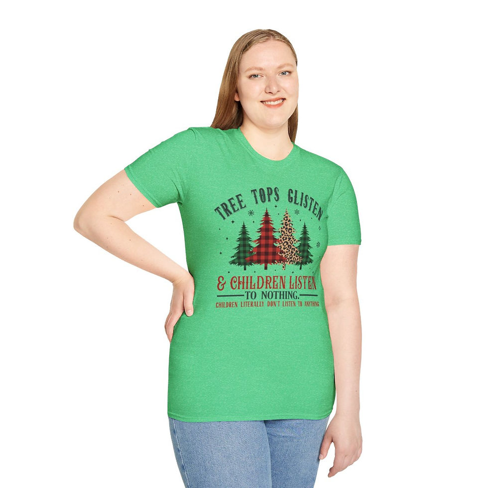 Thumbnail: Christmas Shirt-Christmas Shirt Gift, Womans shirt, Christmas tree shirt
