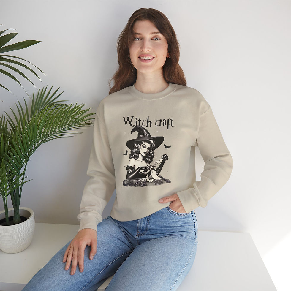 Thumbnail: Halloween Sweatshirt , Halloween gift, Halloween sweatshirt, Womens sweatshirt