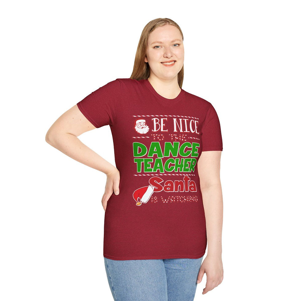 Thumbnail: Christmas Shirt-Christmas Shirt Gift, Womans shirt,Dance Teacher Christmas shirt