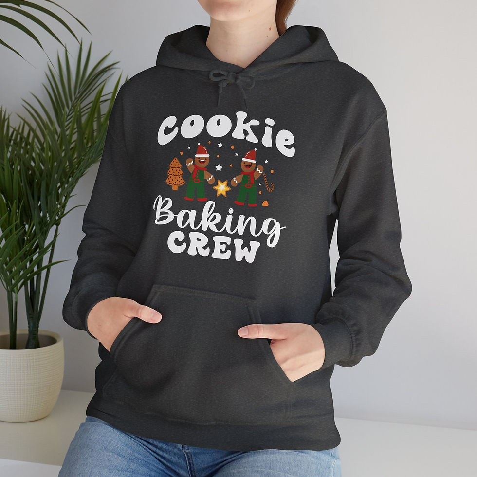 Thumbnail: Christmas Holiday Hoodie Sweatshirt-Unisex Heavy Blend, Baking Crew