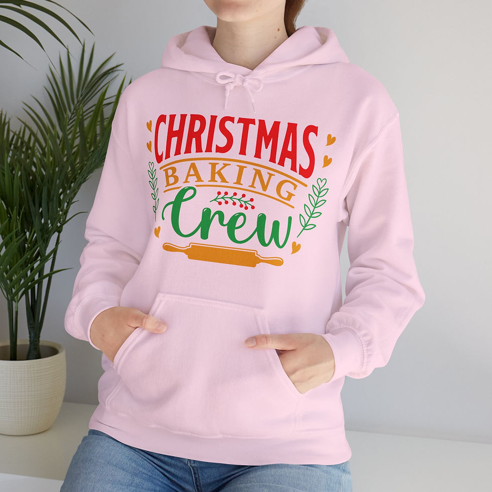 Thumbnail: Christmas Holiday Hoodie Sweatshirt-Unisex Heavy Blend, Baking Crew