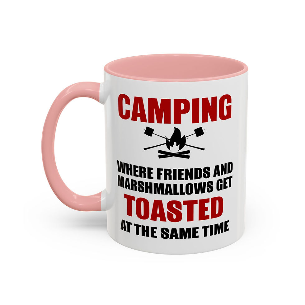 Thumbnail: Coffee Mug - Funny Camping Mug where Friends and Marshmallows get Toasted