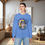 Thumbnail: Celestial Solar Eclipse Expression Sweatshirt - Funny Cat Sweatshirt