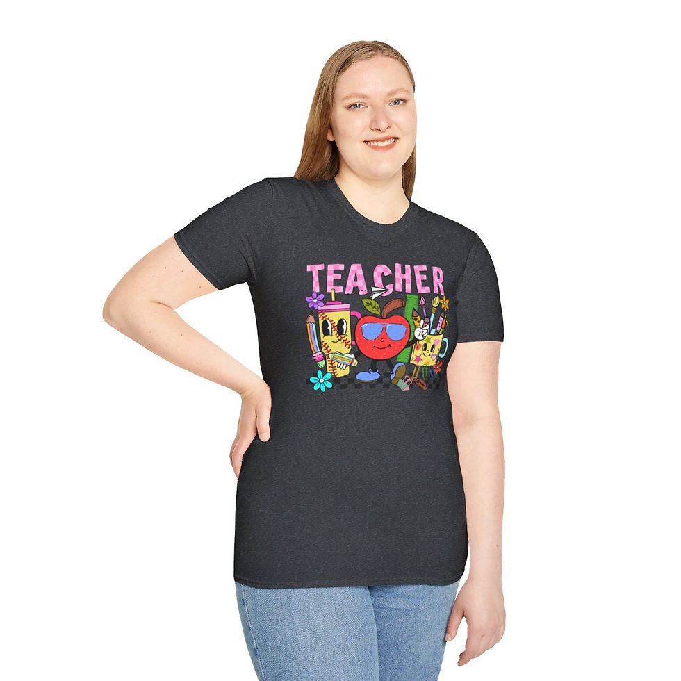 Thumbnail: Teacher Shirt-Teacher T-Shirt, Teacher Tee, Teacher School Shirt, Teacher Tee