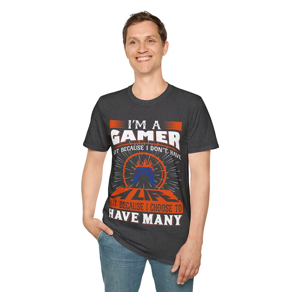 Thumbnail: Gamer T-Shirt, Gamer Life Shirt, Gaming Shirt, Gamer Gift, Dad Gift. Mom Gift