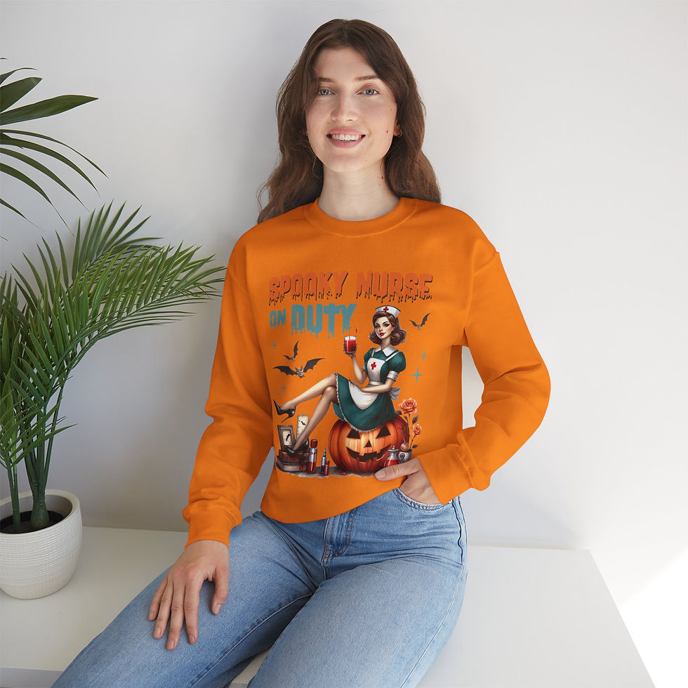 Thumbnail: Halloween Sweatshirt , Halloween gift, Halloween sweatshirt, Womens sweatshirt
