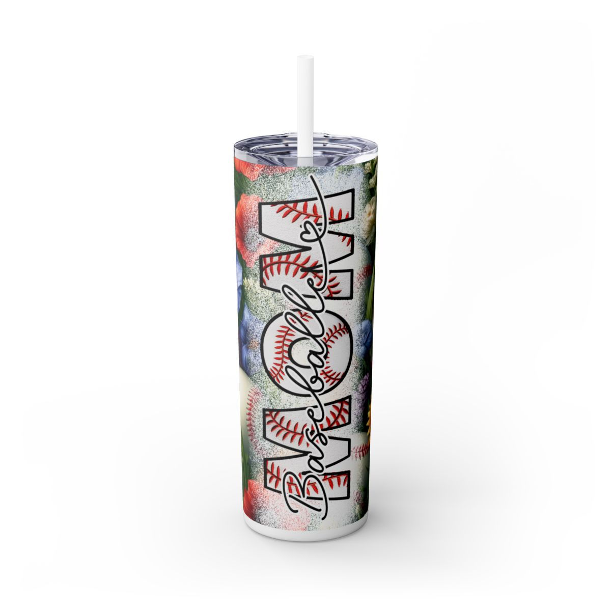Mothers Day Skinny 20oz. Tumbler with Straw -Mom Tumbler, Mothers Day Gift