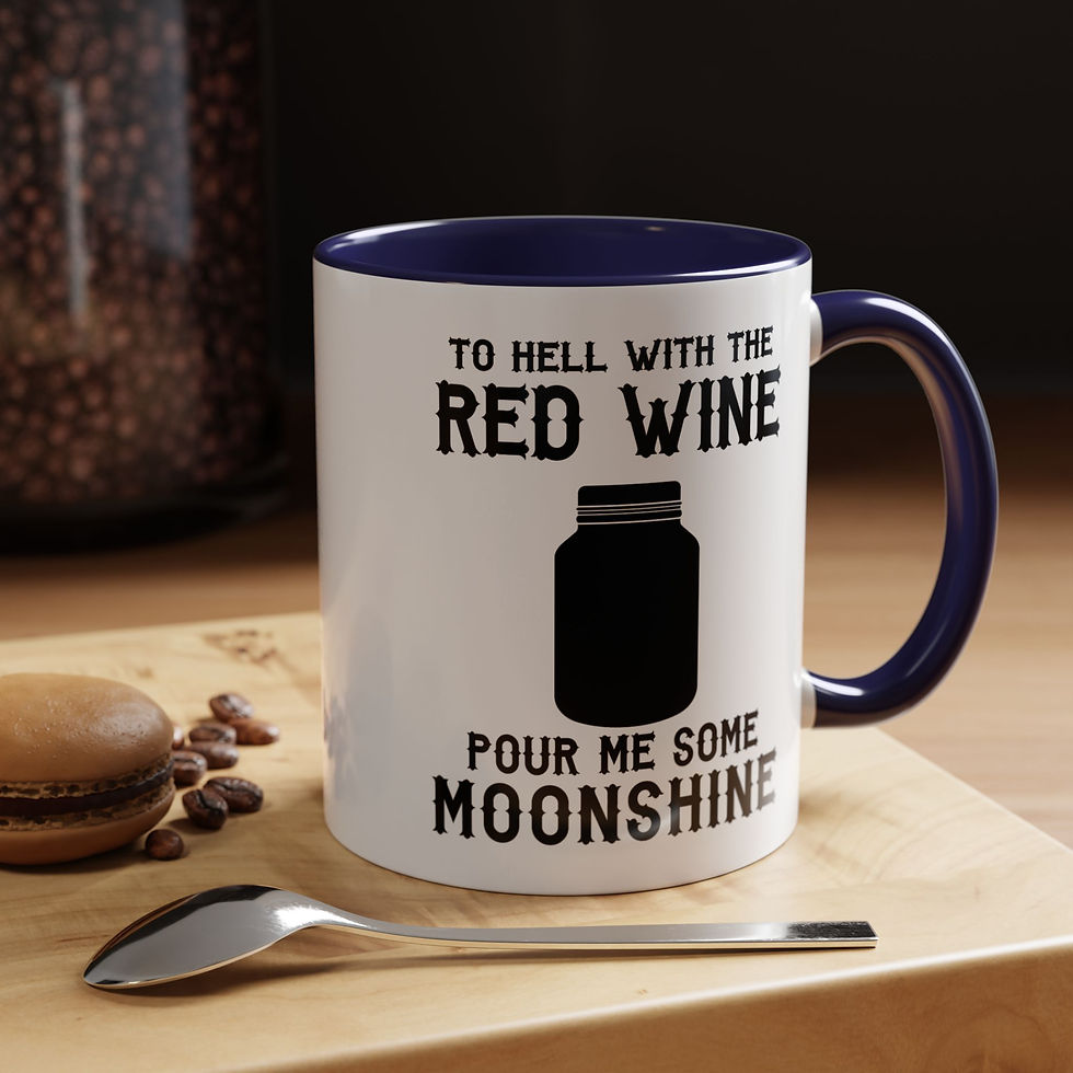 Thumbnail: Funny Moonshine Mug – Sip with a smile and a dash of country charm!