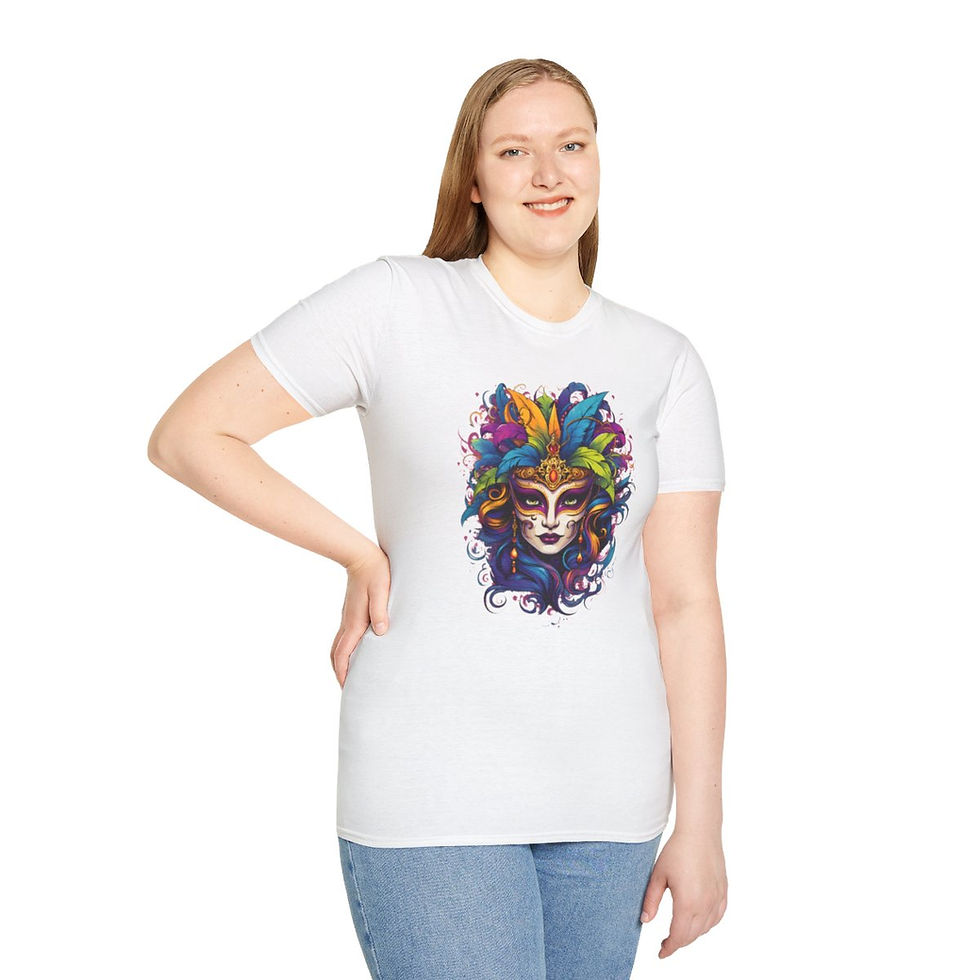 Thumbnail: Mardi Gras T-Shirt-Mardi Gras party,Mardi Gras vacay,Mardi Gras women t-shirt