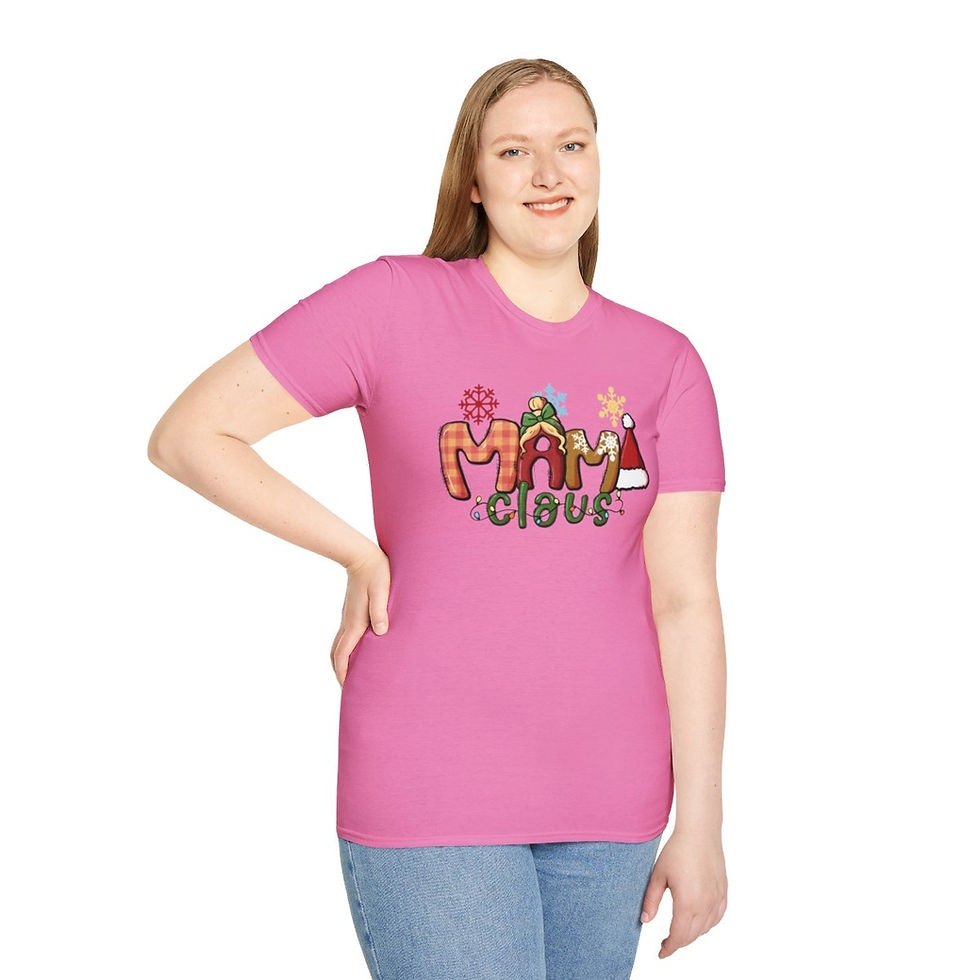 Thumbnail: Christmas Shirt-Christmas Shirt Gift, Womans shirt, Mama Claus shirt