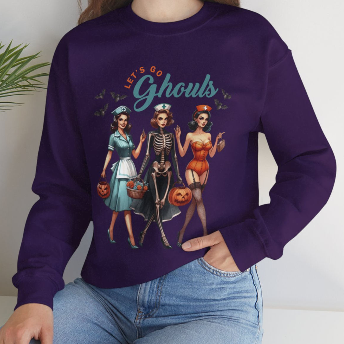 Halloween Sweatshirt , Halloween gift, Halloween sweatshirt, Womens sweatshirt