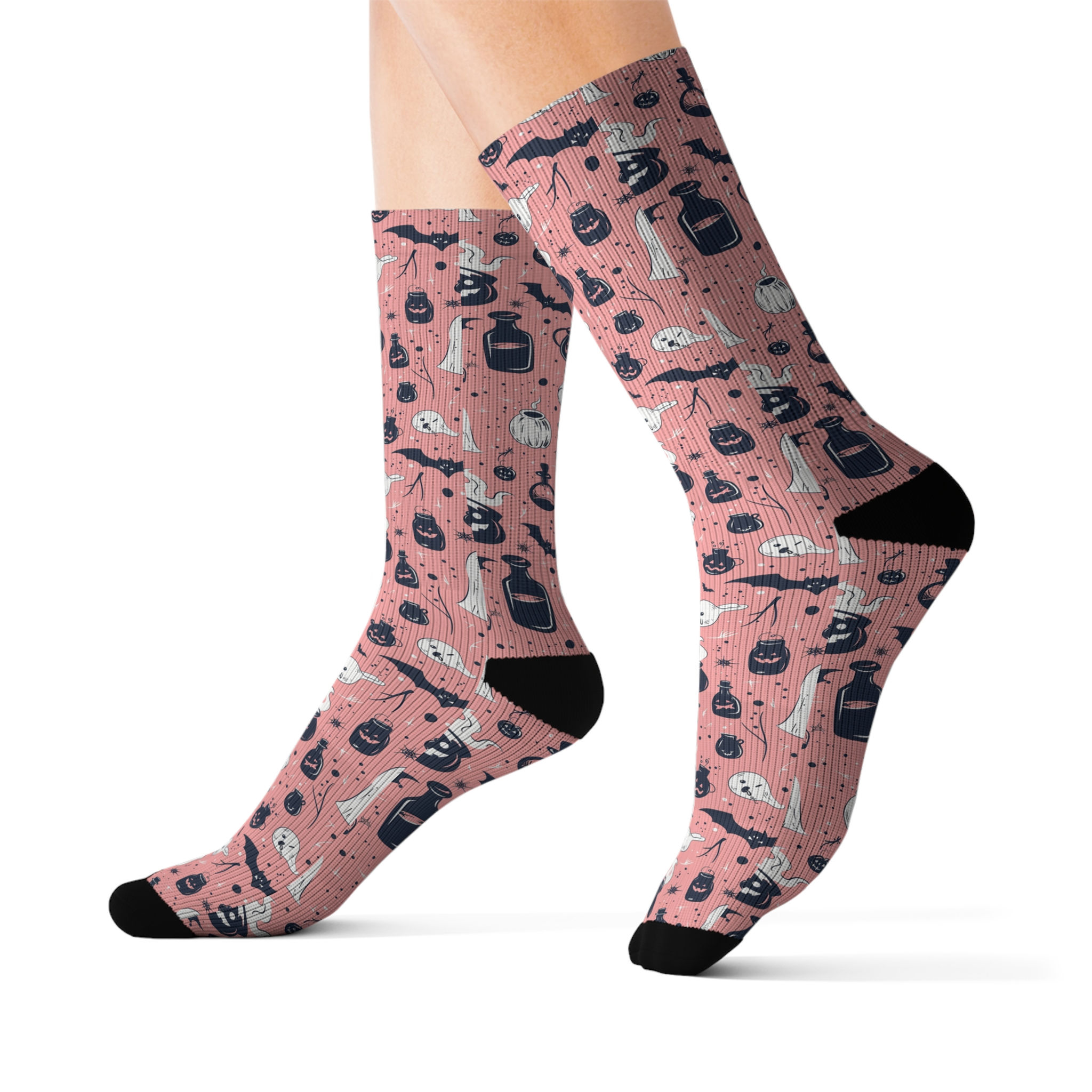 Halloween Trick or Treat Socks-Halloween socks, Trick or Treat socks