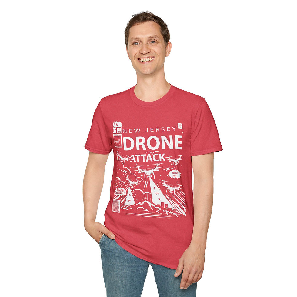 Thumbnail: New Jersey Drone Attack-Welcome to New Jersey, Attack of the Drones,Drone shirt