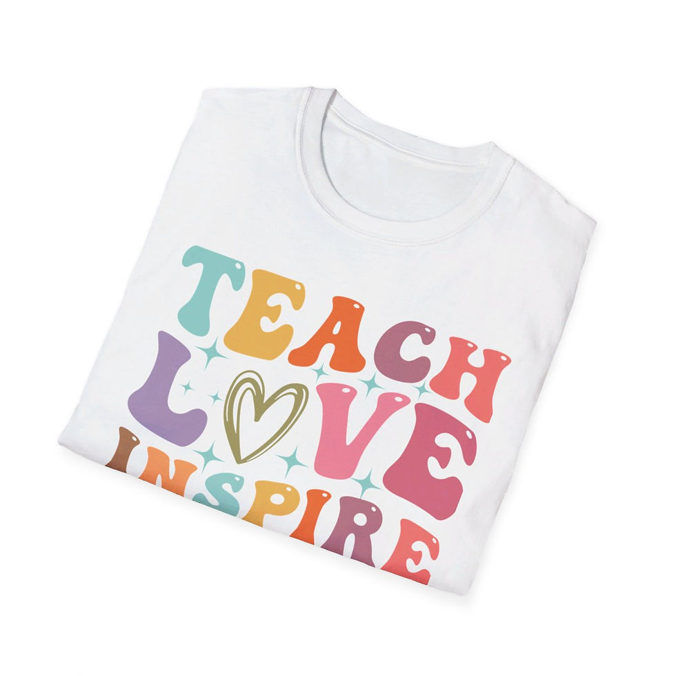 Thumbnail: Teacher Shirt-Teacher T-Shirt, Teacher Tee, School Shirt, Teach Love Inspire