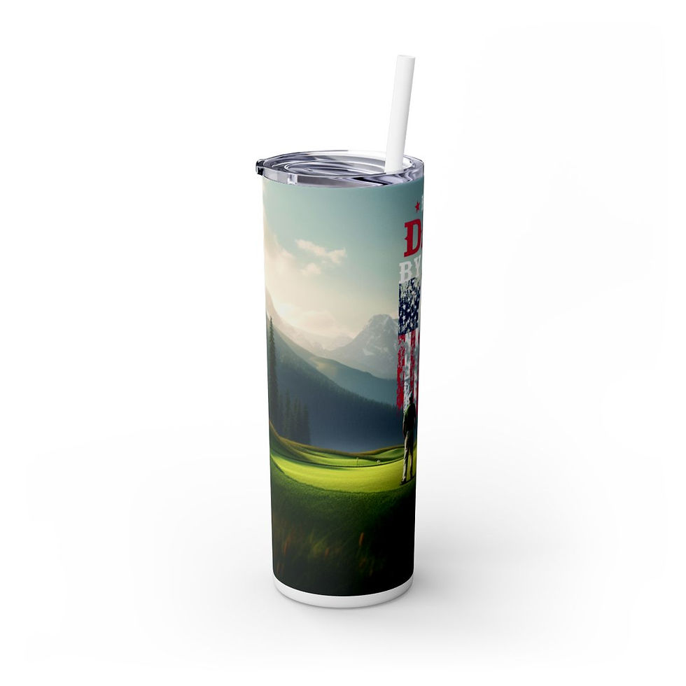 Thumbnail: Fathers Day Skinny 20oz. Tumbler with Straw -Dad Tumbler, Fathers Day Gift